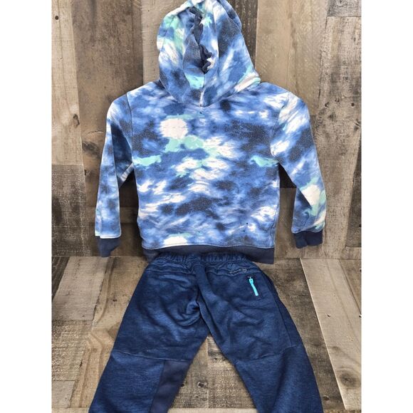 365 Kids Hooded Dinosaur  Outfit with Russel Dri-Fit Sweats Size 4-5 T - Picture 5 of 12